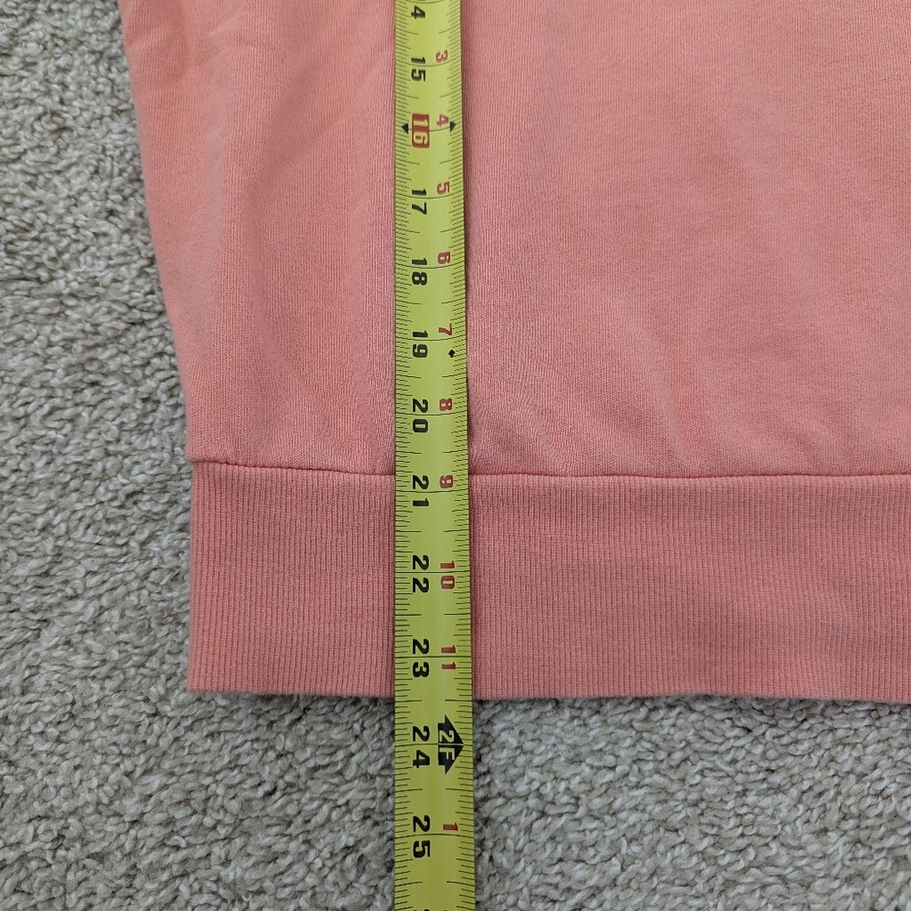 Evereve Grayson Colorblock Crewneck Sweatshirt 100% Cotton Pullover - Picture 6 of 9